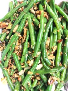 green beans almondine