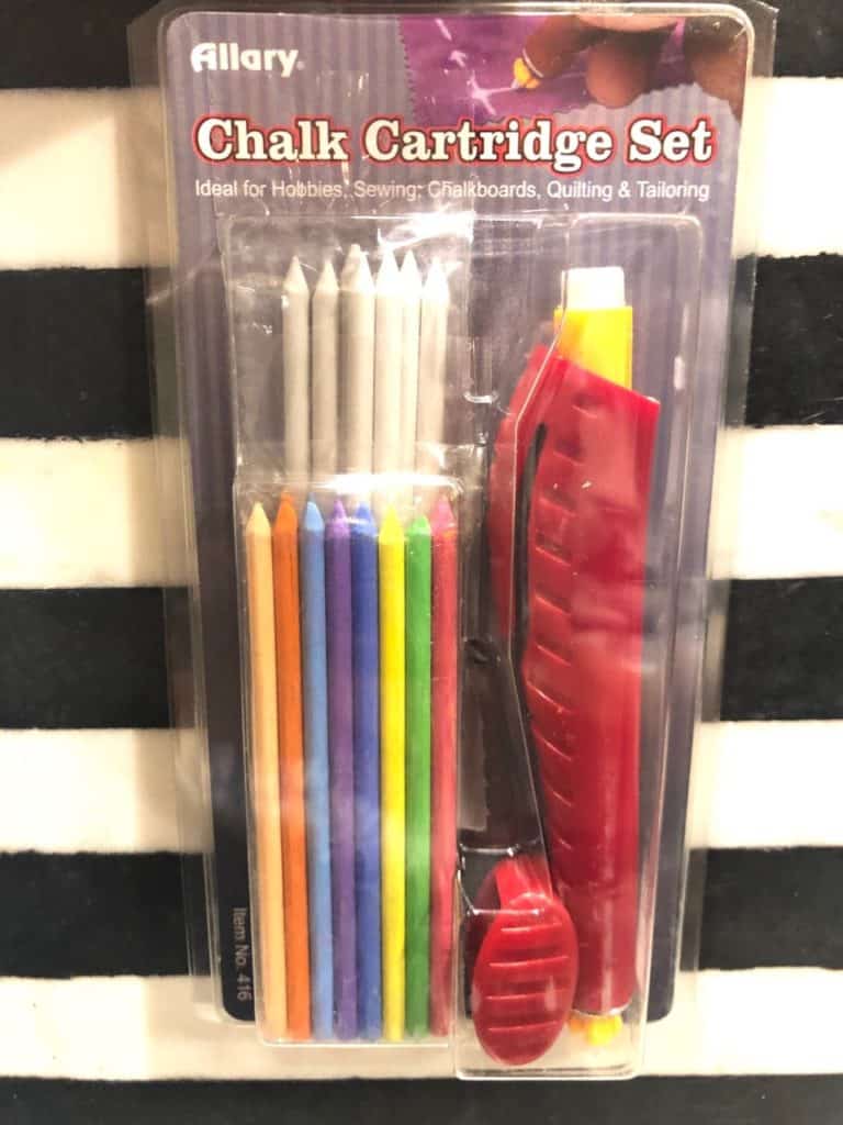 chalk writing set