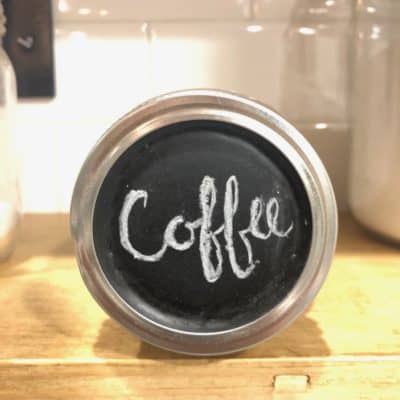 Canning Jar Chalkboard Lids