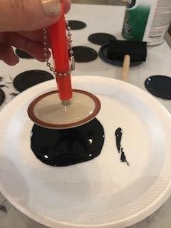 chalkboard paint lid