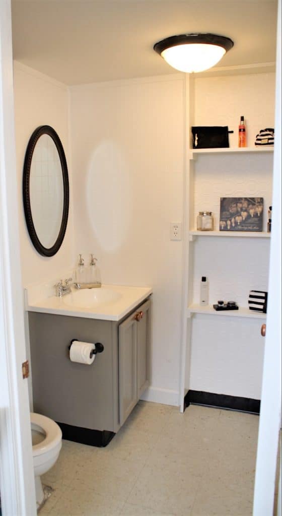 apartment makeover bathroom