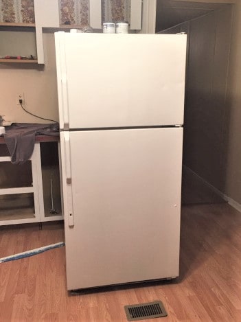 DIY fridge makeover