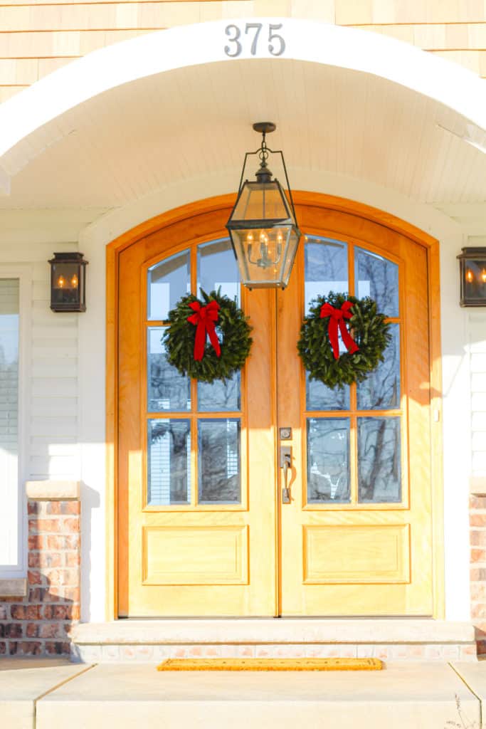 fresh evergreen christmas wreaths