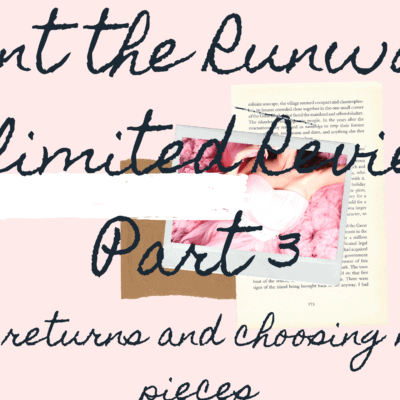 Rent the Runway Unlimited Review-Q&A, returns and choosing new pieces