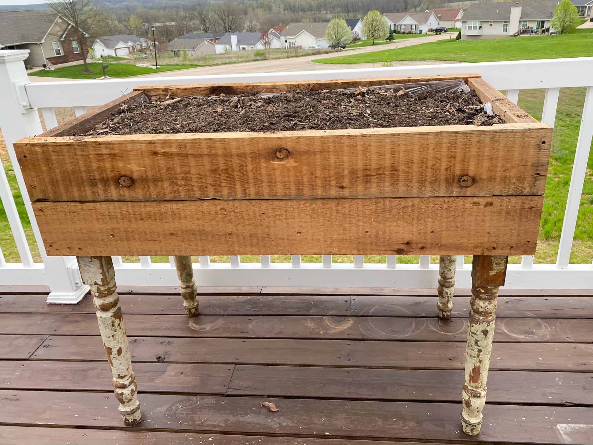 DIY Raised Herb Planter Fearless DIY