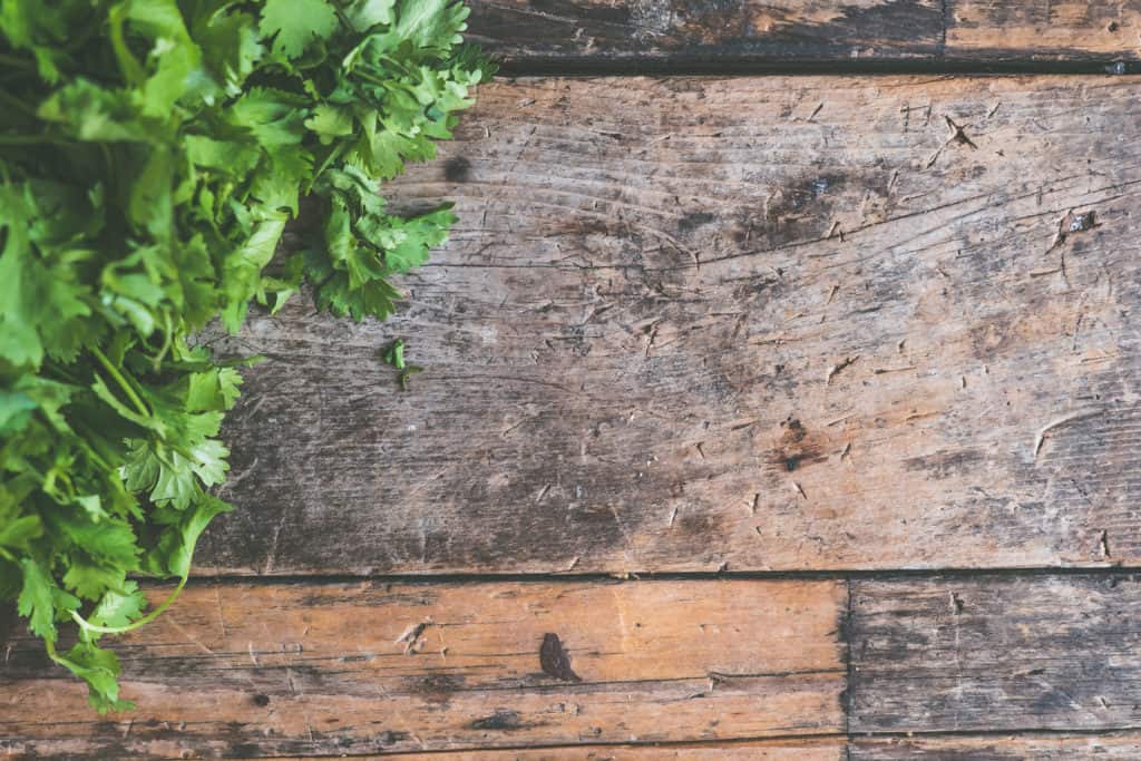 Raised herb bed