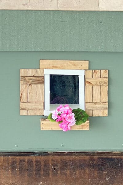 DIY wood shutters