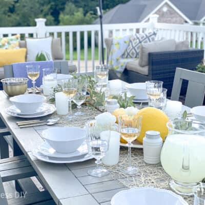 How To Makeover An Outdoor Table