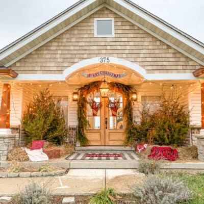 Christmas Front Porch Makeover 2020