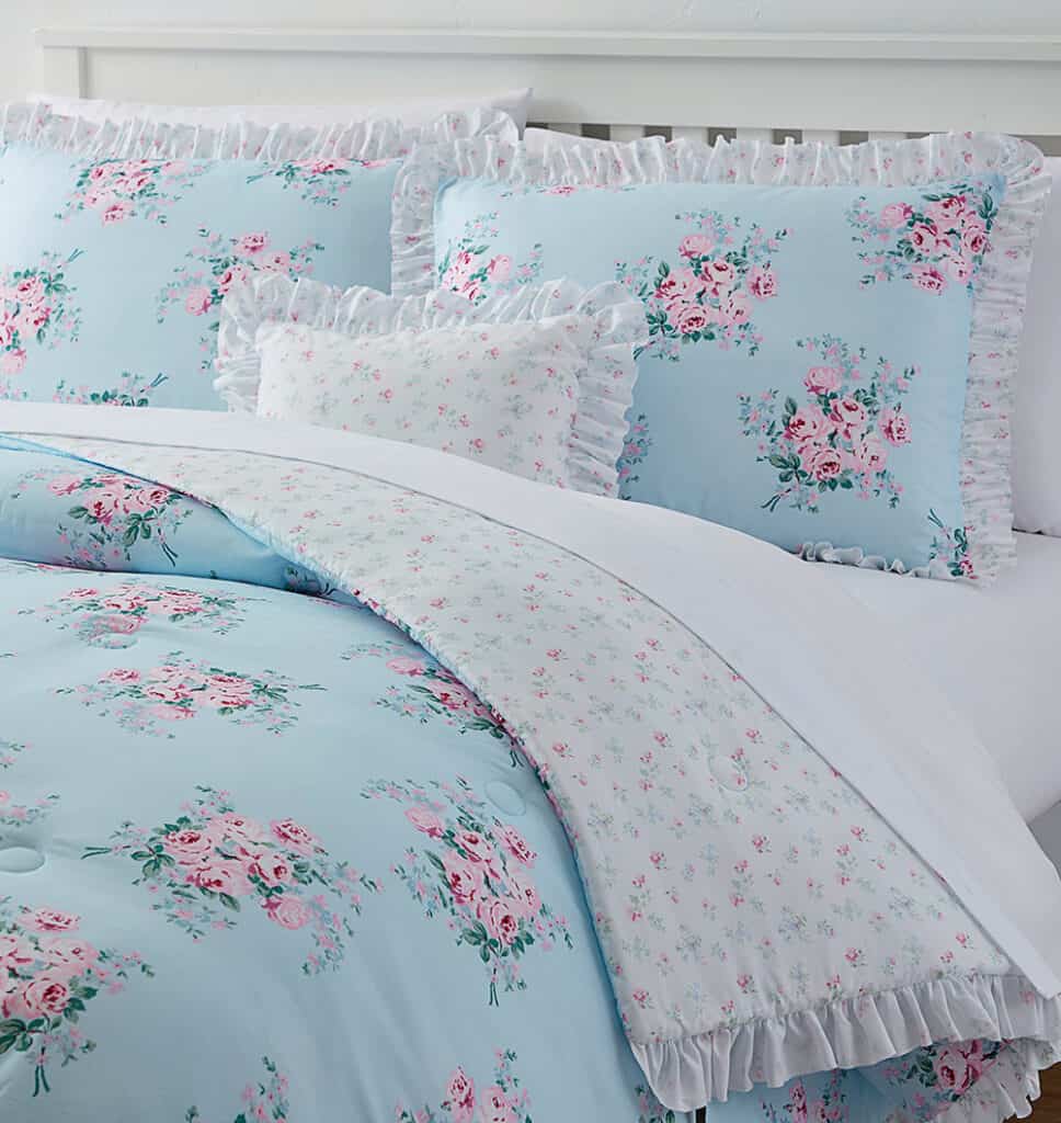 Simply Shabby Chic Bouquet Rose Comforter Set