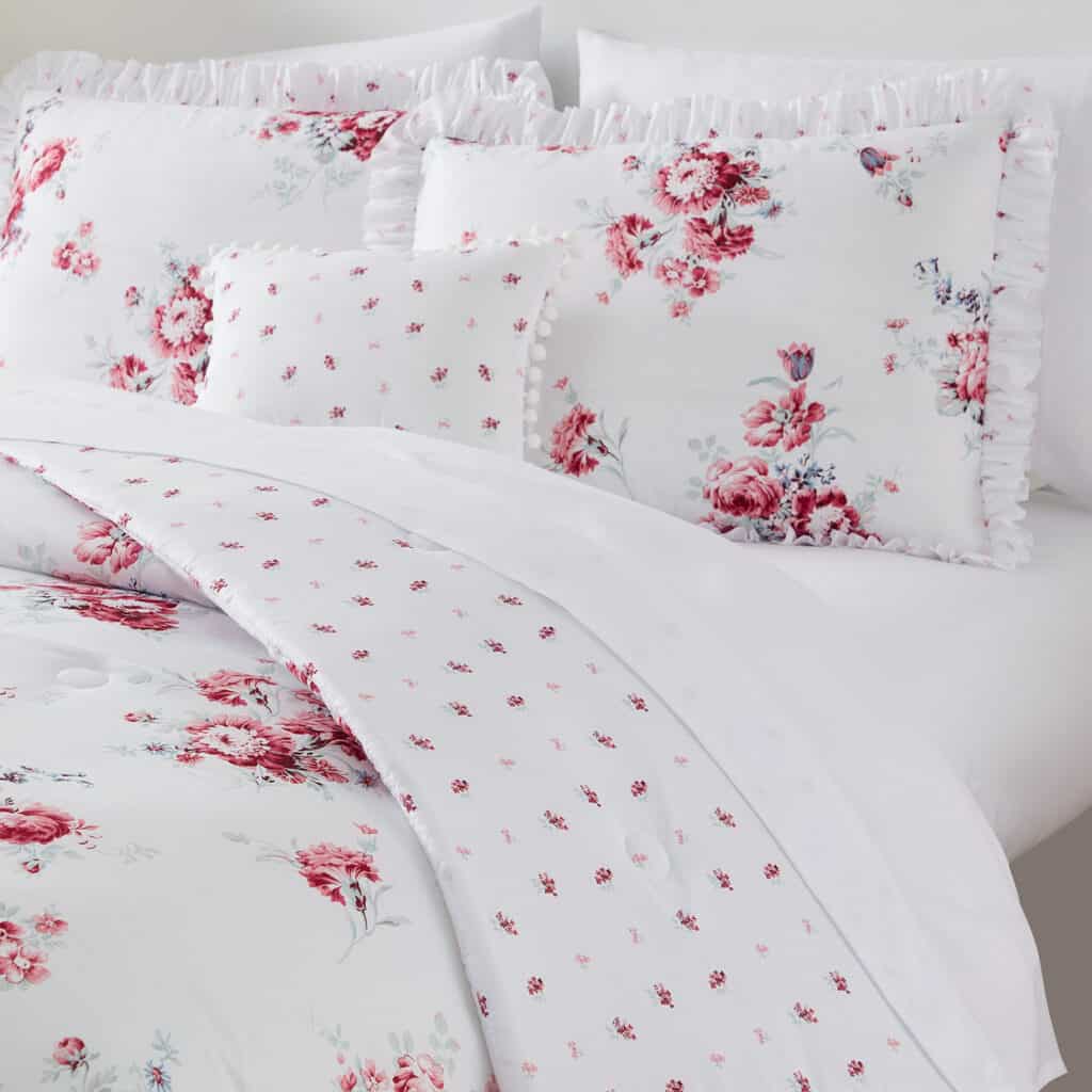 Simply Shabby Chic Sunbleached Floral Bedding Set