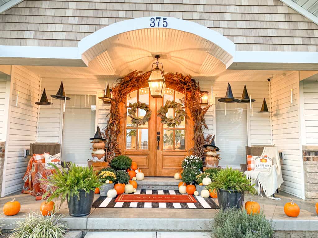 halloween front porch