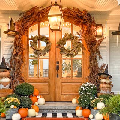 Halloween Front Porch Makeover